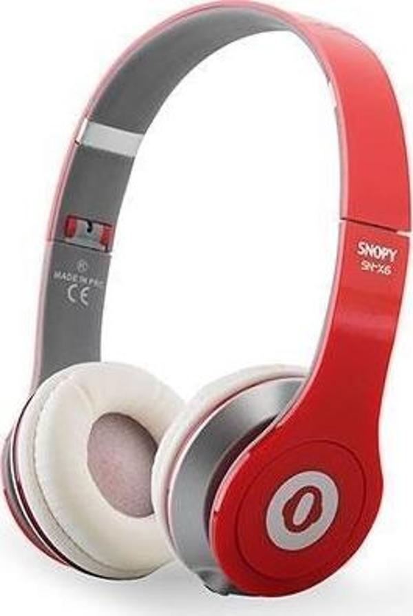 Snopy SN-X6 Kırmızı Baş Üstü Kulaklık - Image 1