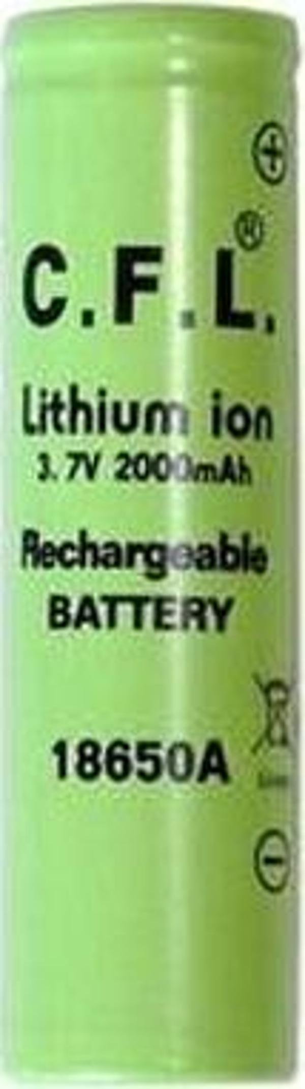 Supex 18650-2500S Şarjlı 3.7 V-2500 mAh Lityum Pil Tırnaklı - Image 1