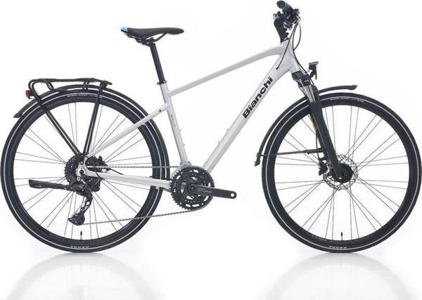 BIANCHI NEWTOURER CUES ERKEK ŞEHİR BİSİKLETİ 510H HD 28 JANT 20 VİTES ATD500 LIGHT GREY MATT GRAPHITE GLOSS - Image 1