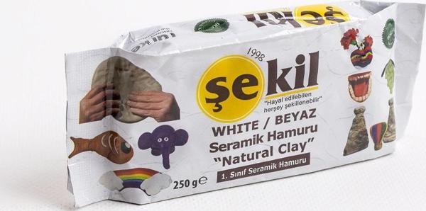 Şekil Seramik Hamuru 250 GR Beyaz VK250BYZ - Image 1