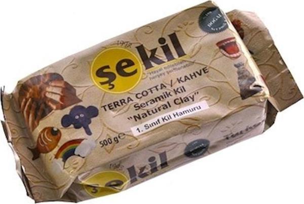 Şekil Seramik Hamuru Terracotta 500 GR Kahverengi VK500KHV - Image 1