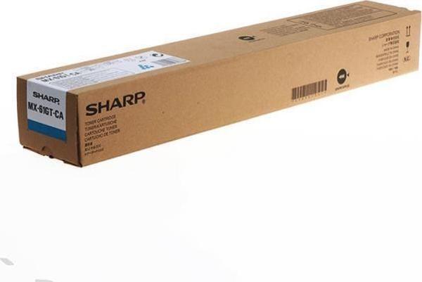 SHARP MX-61GTCA Cyan Mavi Orjinal Fotokopi Toneri MX-2630-2651-3050-3550-3070-3570 24.000 Sayfa - Image 1
