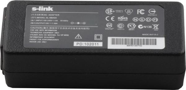 S-link SL-NBA04 30w 19v 1.58a 4.0-1.7 Notebook Adaptör - Image 1