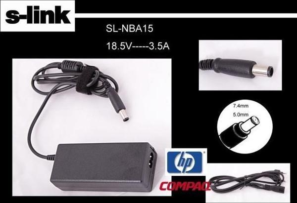 S-link SL-NBA15 18.5v 3.5a 7.4-5.0 Notebook Adaptör - Image 1