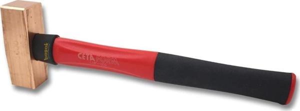Ceta Form 1000 gr Bakır Çekiç Ergonomik Fiber Saplı L18F-1000 - Image 1