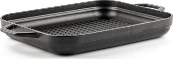 HOSSE 2632 26x32 cm Döküm Dikdörtgen Grill Tava ve Fırın Kabı - Image 1