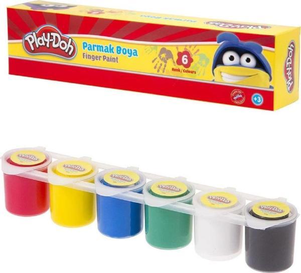 Play-Doh Parmak Boyası 30 Ml 6 Renk Play-Pr018 - Image 1