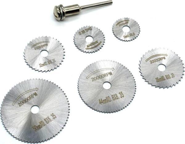 Senbang Gravür Makinası Mini Testere Seti 8 Parça Dremel Uyumlu - Image 1