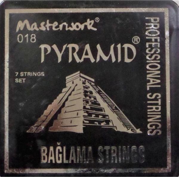 Pyramid (10 Takım) 0.18 Saz Teli - Kısa Sap - Image 1