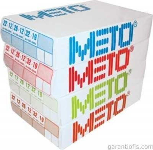 Renkli Orjinal Meto Etiketleri (2 Numara - 42 li Paket) - Image 1