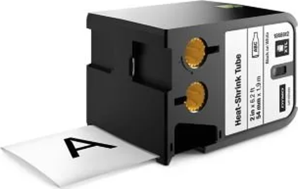 DYMO 1868812 XTL Isıyla Küçülen Etiketi,54 mm x 1.8 m Byz/Syh - Image 1