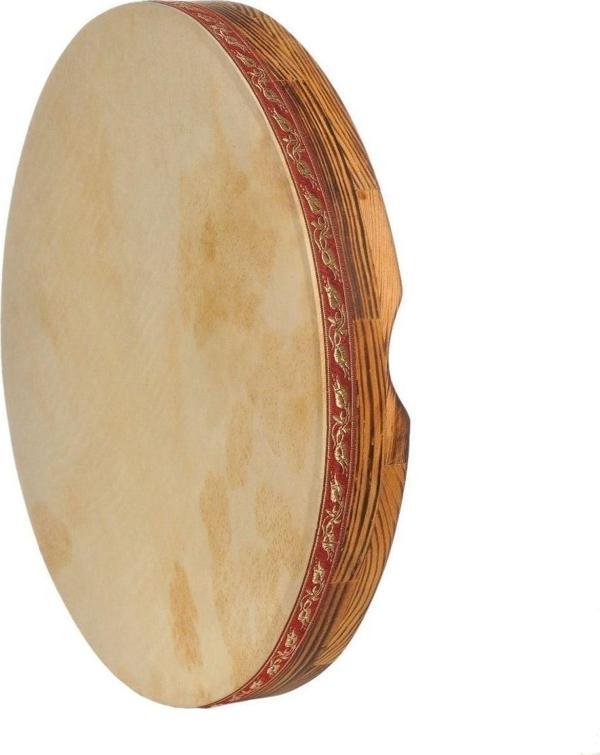Bade Bendir 45Cm Hayvan Derili Ceviz Kasnak Def - Image 1