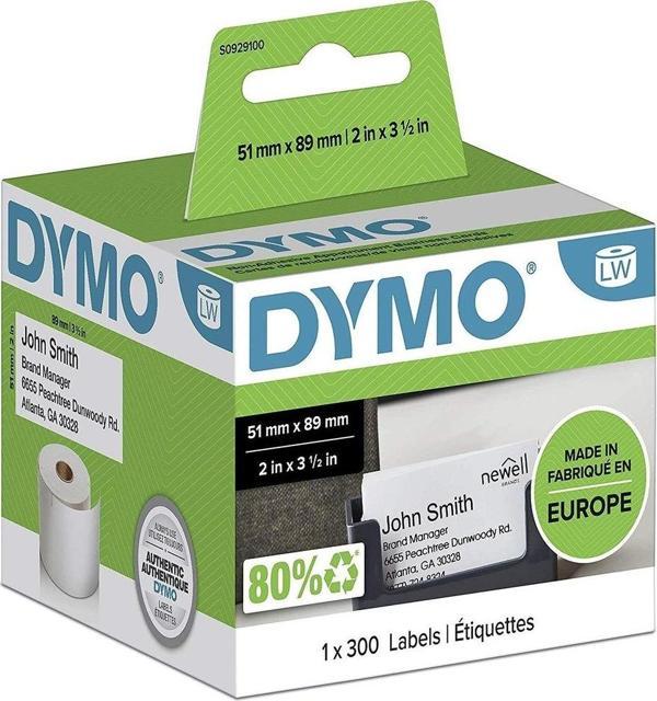 DYMO 51x89mm İsim Kartı/Yaka Kartı Etiketi (S0929100) - Image 1