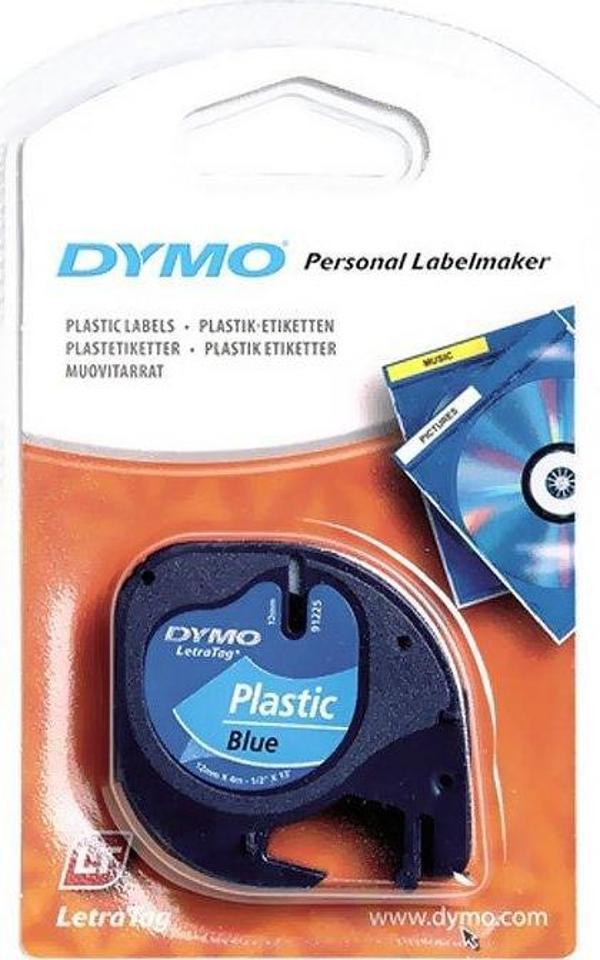 DYMO 59426 LETRATAG PLASTİK ŞERİT 12mmx4m MAVİ - Image 1