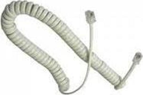 Oem Spiral Gri Kordon Karel Telefon Uyumlu 30cm - Image 1