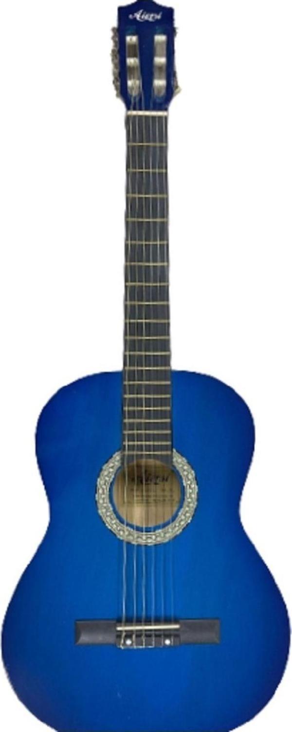 Bade Müzik Klasik Gitar Tam Boy 4/4 Düz Mavi Sap Ayarlı Üst Kalite - Image 1