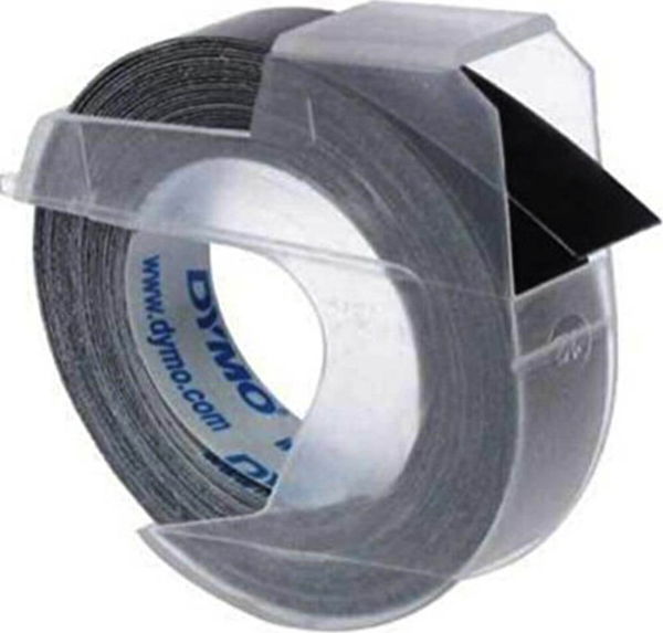DYMO KABARTMA ŞERİT 9mmx3m SİYAH (520109) - Image 1
