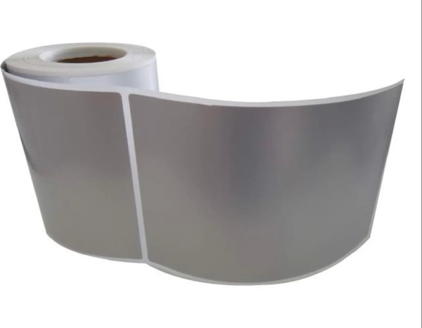 200'lü Sarım Tekli Silver Mat Barkod Etiketi 150 x 100 - Image 1