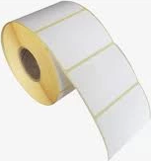 KUŞE BARKOD ETİKETİ 40X60 TEKLİ 1000 ADET - Image 1