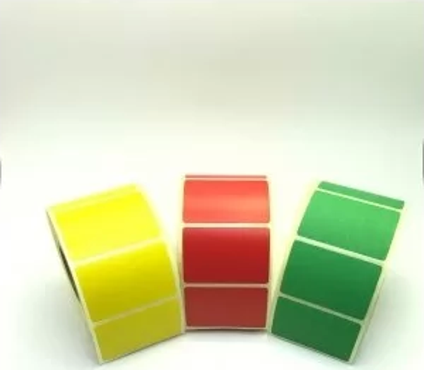 RENKLİ TERMAL BARKOD ETİKETİ 40X60 1.000´Lİ (SARI) - Image 1