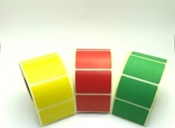 RENKLİ TERMAL BARKOD ETİKETİ 40X60 1000 ADET - Image 1