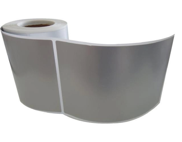 SİLVER MAT BARKOD ETİKETİ 150X100 TEKLİ 200 ADET - Image 1