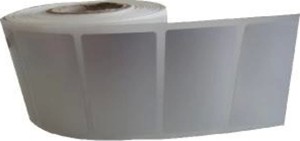 SİLVER MAT BARKOD ETİKETİ 30X50 TEKLİ 1000 ADET - Image 1