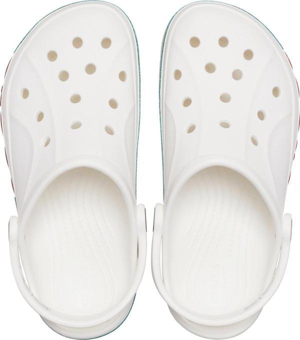 209731-100 Crocs Bayaband Rainbow Glitter Clg T &amp;Ccedil;ocuk Terlik Beyaz - Image 1