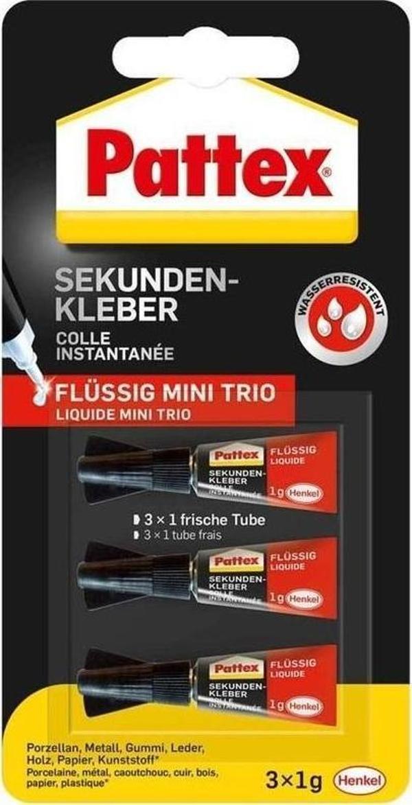 Pattex Japon Yapıştırıcı Gel Mini Süper 3x1 GR 1943764 - Image 1