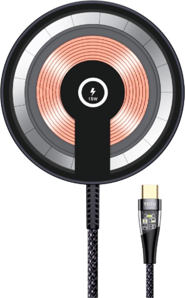 Totu CACW-063 Super Fast Magsafe Özelikli 15 W Araç içi Kablosuz Telefon Tutucu - Image 1