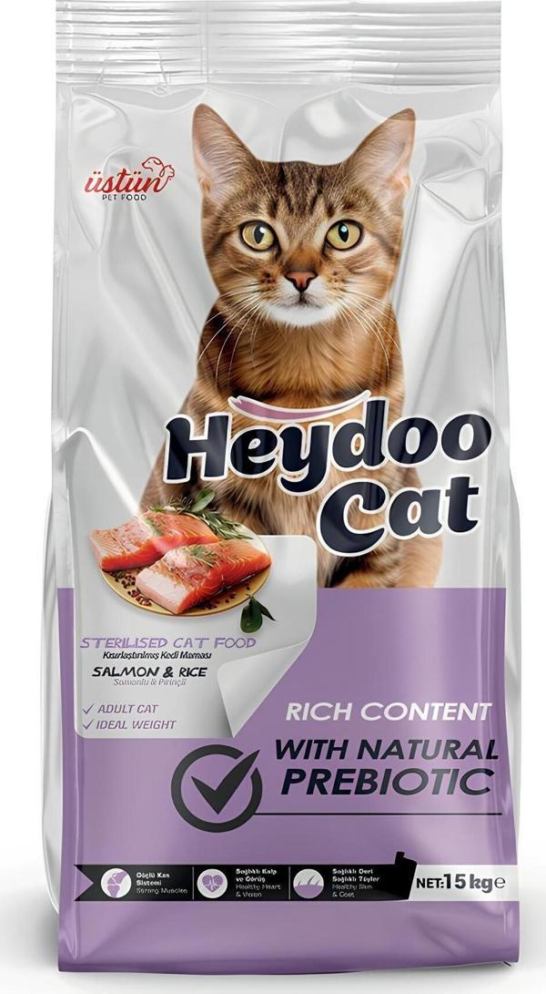 Heydoo KISIRLAŞTIRILMIŞ SOMONLU KEDİ MAMASI - Image 1
