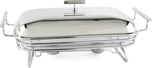 Mikasa Moor Perle Çelik Kapaklı Dik Isıtıcılı Servis 47x25x19cm - Image 1