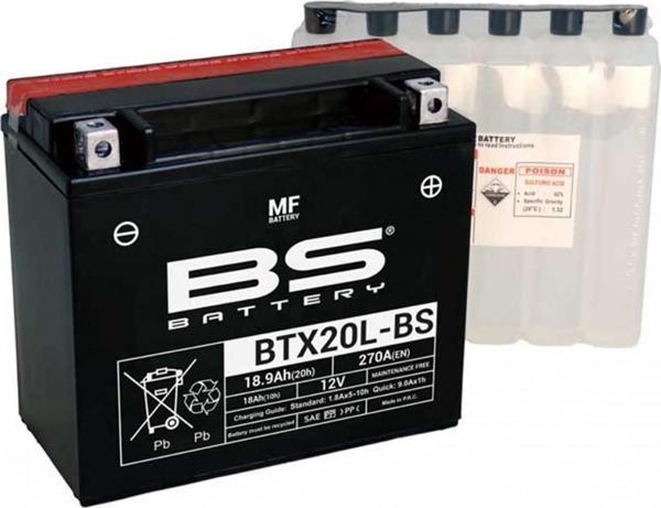 Bs Akü Btx20l-bs 12v18ah Kymco Mxu 450 500 Honda Goldwıng Gl1800 Yamaha Xvs 1300 1600 Xv1600 - Image 1