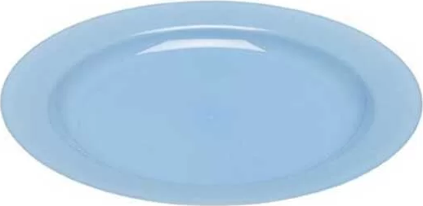 Plastik Mavi Tabak 19 cm - 10 Adet - Image 1