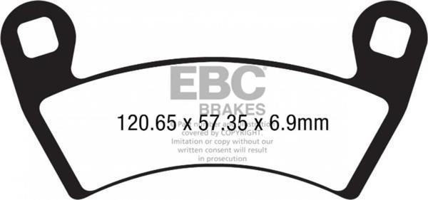 Ebc Fren Balatası Fa656tt Polarıs Sportsman 570 325 Offroad - Image 1