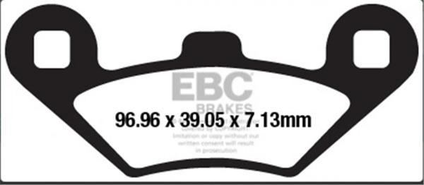 Ebc Fren Balatası Sfa650 Peugeot Metropolıs 400 Atv & 284 - Image 1