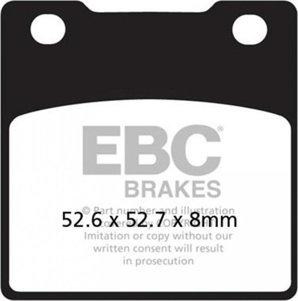 Ebc Fren Balatası Sinter Fa161hh Kawasakı Zzr1100 , Zx-12r - Image 1