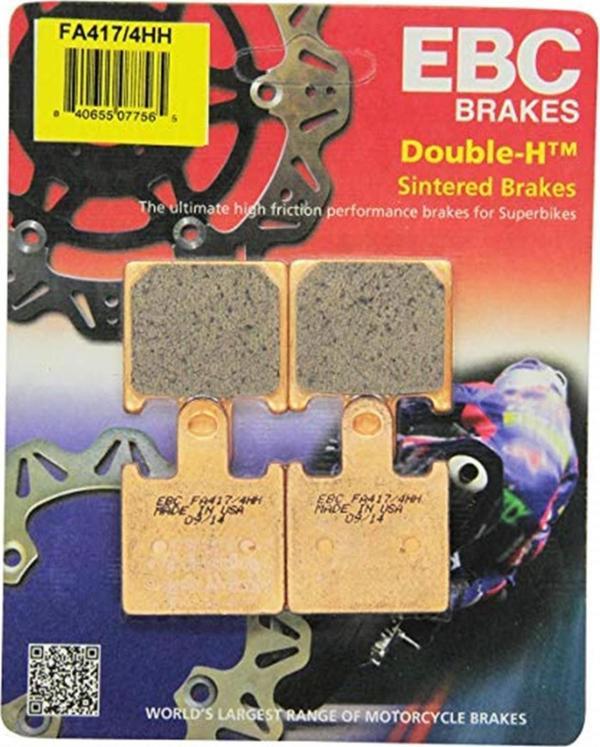 Ebc Fren Balatası Sinter Fa417/4hh Kawasakı Zx-6r Zx-10r Zx-12r Z 750 Suzukı Gsx-r 1000 Intruder 160 - Image 1