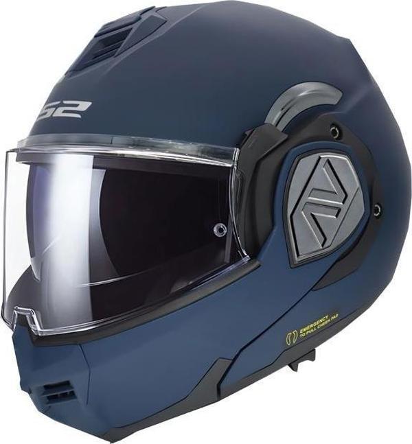 Ls2 Advant Çene Açılır Kask Mat Navy Mavi SMALL - Image 1