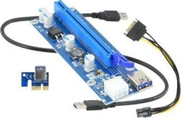 MinerKing Riser Versiyon 009S Bitcoin-Etherium Ekran Kartı Uzatma Aparatı - Image 1