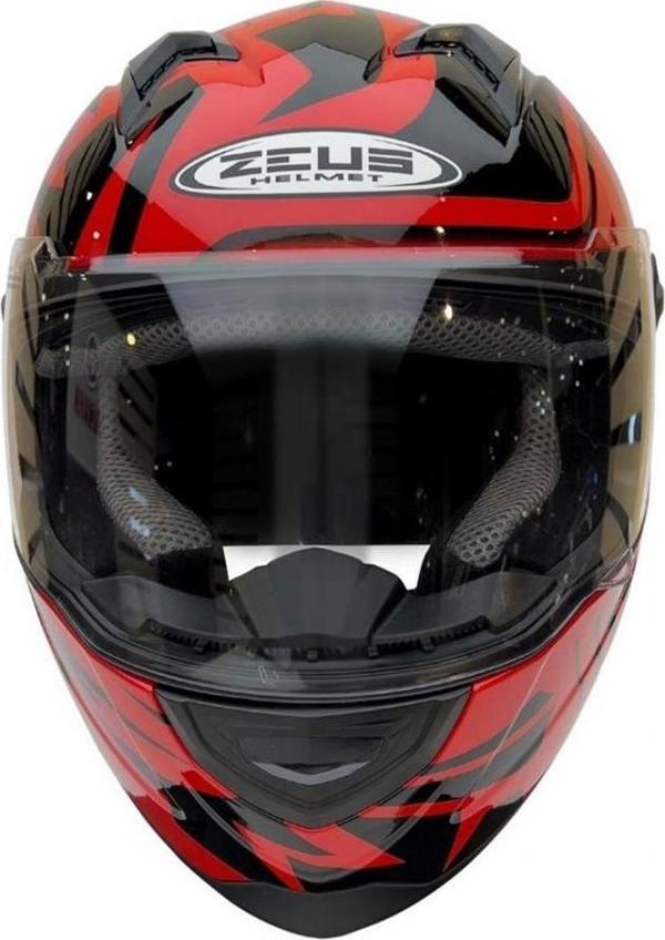 Zeus Zs-811a Al-34 Kapalı Kask Kırmızı-siyah SMALL - Image 1
