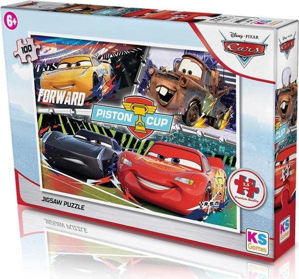 Ks Games Puzzle 100 Parça Cars  CR.714 - Image 1