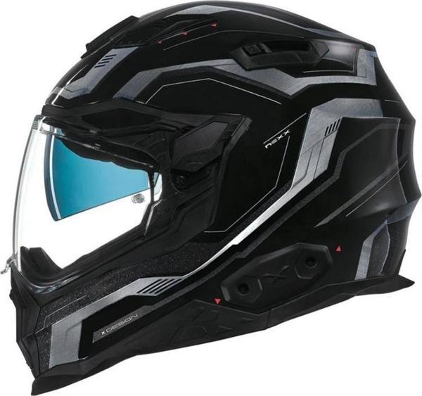 Nexx X.wst 2 Supercell Kapalı Kask Siyah-gri SMALL - Image 1