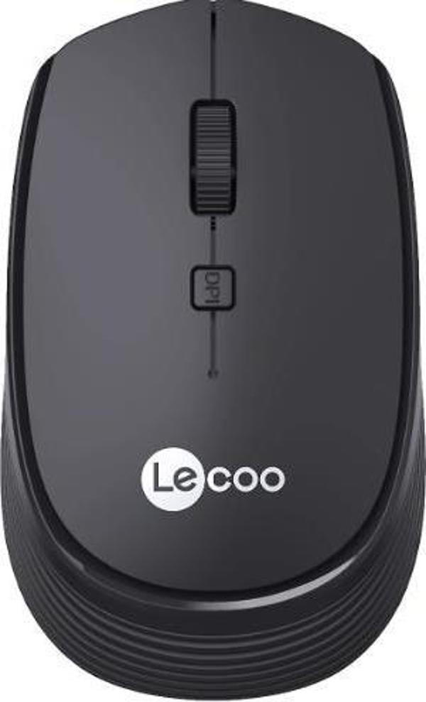 Lecoo WS202 Siyah 800-1200-1600DPI 2.4Ghz  Optik Kablosuz Mouse (Pil Var) - Image 1