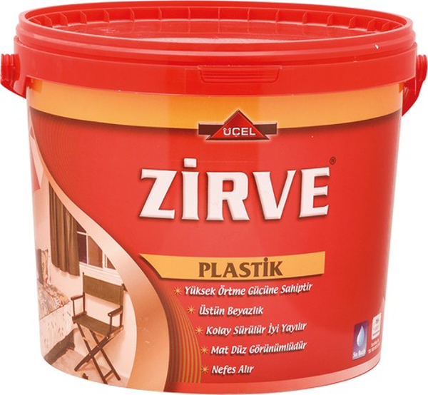 TEK ZİRVE PLASTİK BOYA BEYAZ 0,55LT 1KG - Image 1