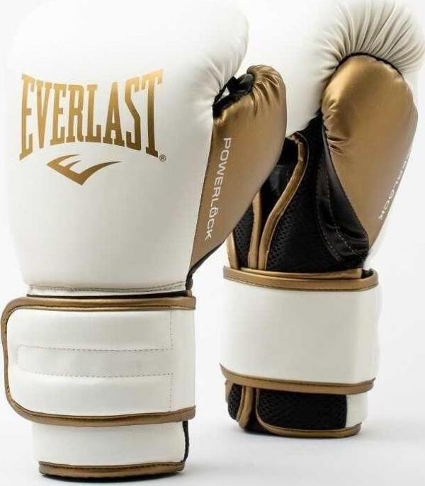 Everlast Powerlock 2R Training Gloves 14oz Beyaz Boks Eldiveni P00003050 - Image 1