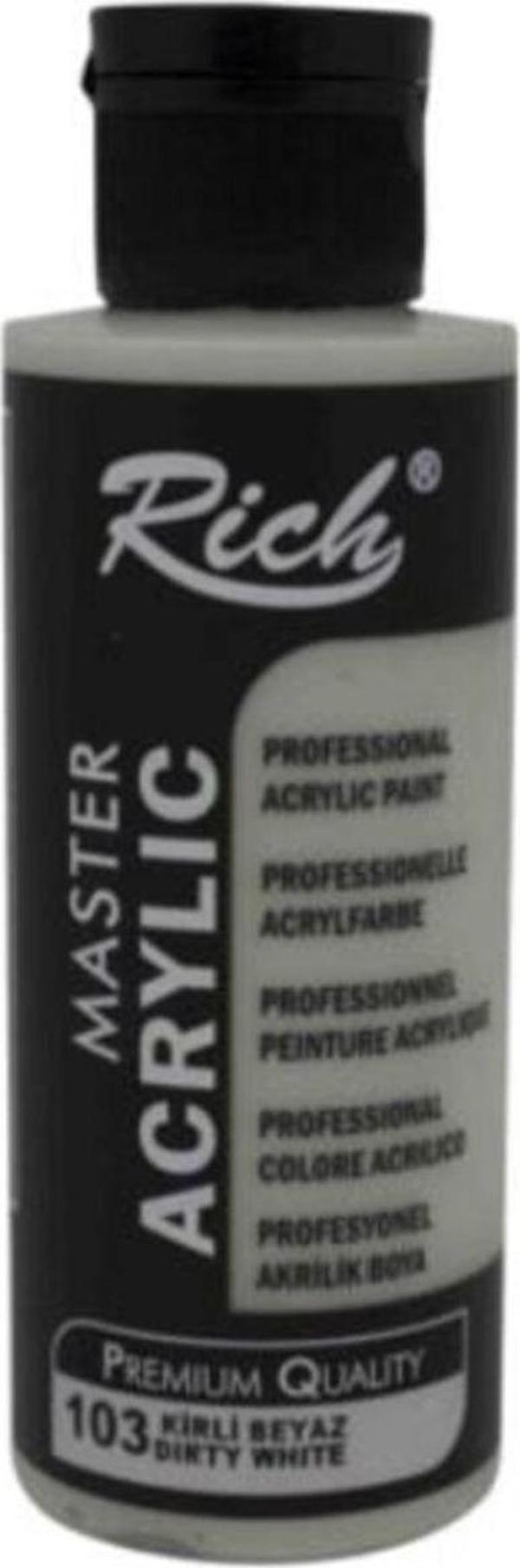 Master Acrylic Akrilik Boya 103 Kirli Beyaz 120 Cc - Image 1