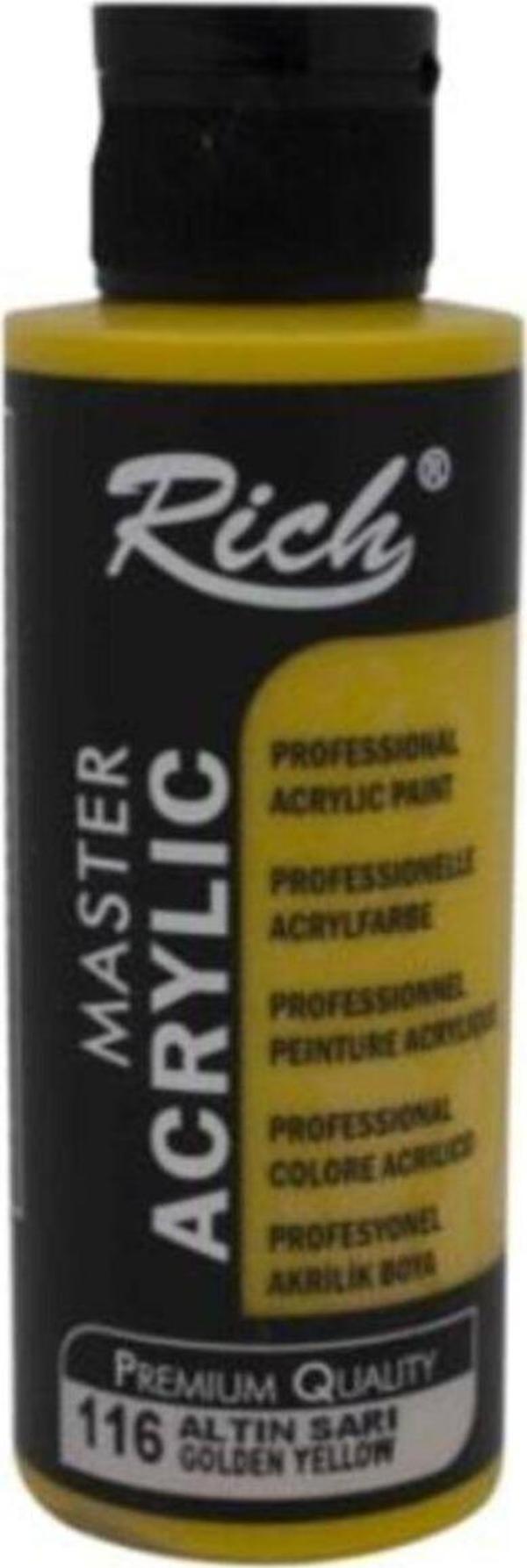 Master Acrylic Akrilik Boya 116 Altın Sarı 120 Cc - Image 1