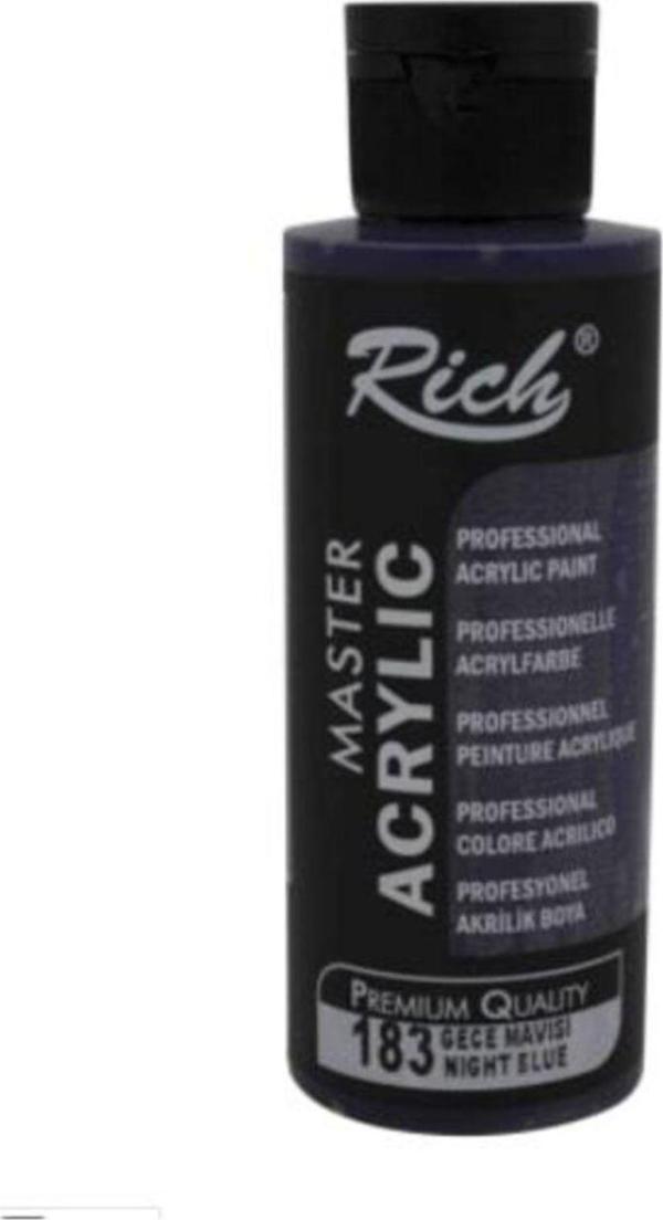 Master Acrylic Akrilik Boya 183 Gece Mavisi 120 Cc - Image 1