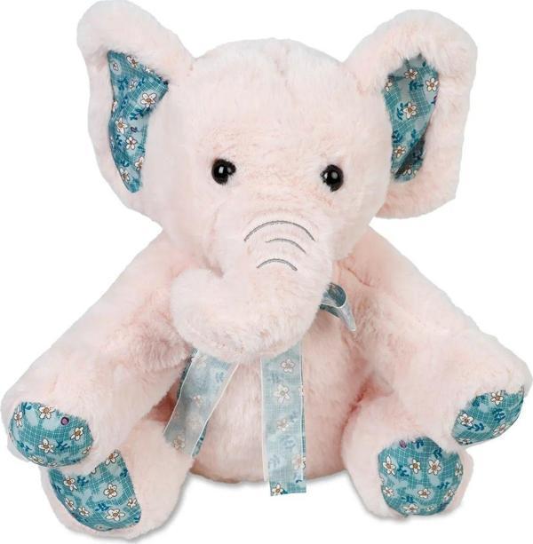 Halley Çocuk Oyuncak Peluş Fil 40 Cm Pudra - Image 1